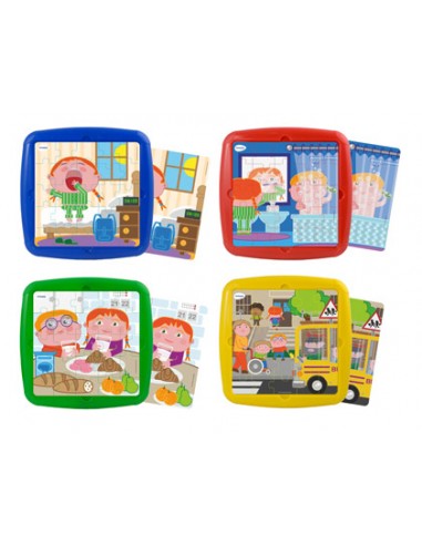 Puzle miniland habito diarios set de...