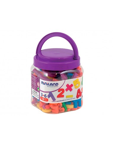 Juego miniland numeros magneticos y...