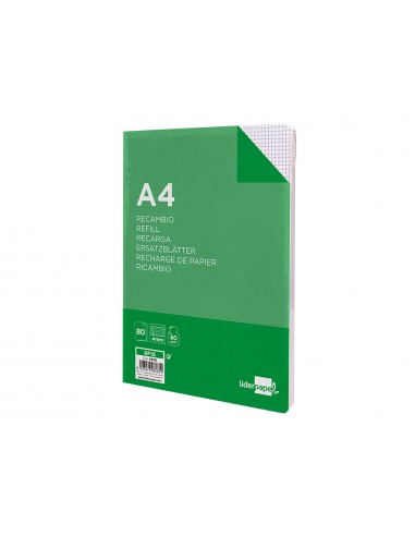 Recambio liderpapel a4 80 hoja 60g/m2...