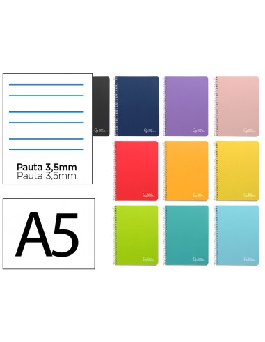 Cuaderno espiral liderpapel din a5...