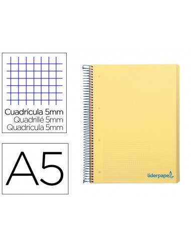 Cuaderno espiral liderpapel a5 micro... Cuaderno espiral liderpapel a5 micro...