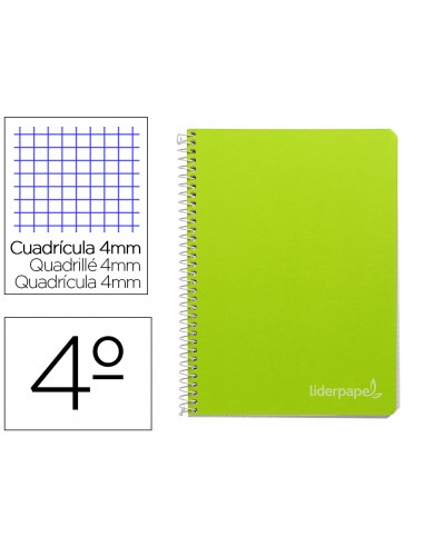 Cuaderno espiral liderpapel cuarto...