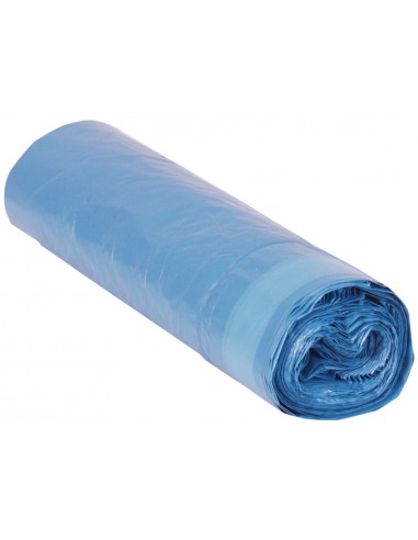 Bolsa basura domestica azul cierra...