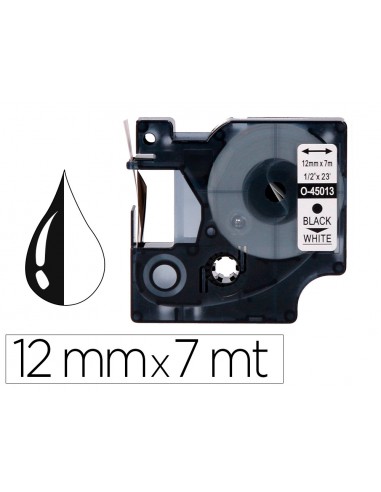 Cinta q-connect 1000 negro-blanco...