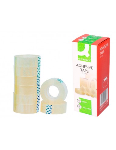 Cinta adhesiva q-connect transparente...