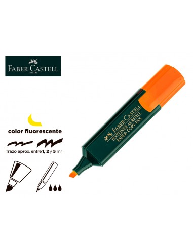Rotulador faber fluorescente 48-15...