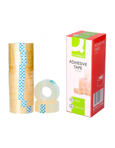 Cinta adhesiva q-connect transparente...