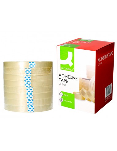 Cinta adhesiva q-connect transparente...