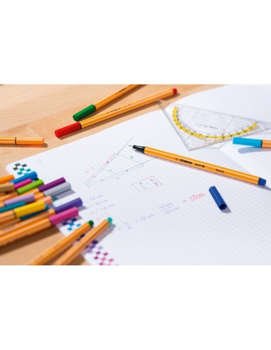 Rotulador stabilo punta de fibra 0,4...