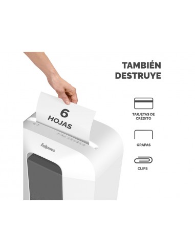 Destructora de documentos fellowes...