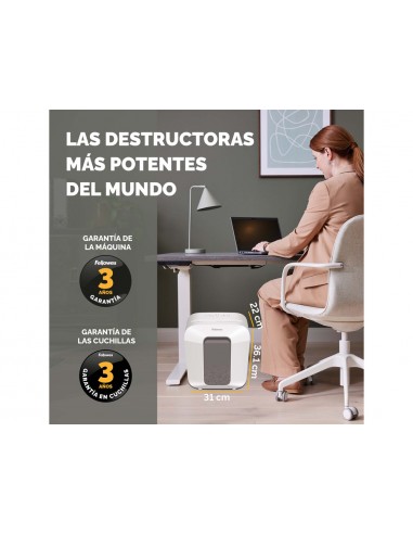 Destructora de documentos fellowes...